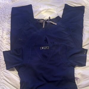 WonderWink Women's Scrub Set - Navy Blue